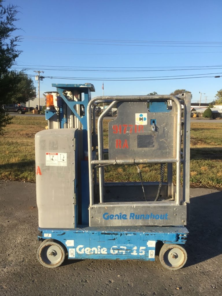 2012 Genie GR15 Vertical Mast Lift 407001000938 eBay