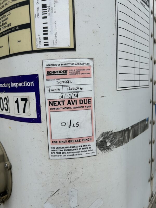 2016 Great Dane 53' Refrigerated Van Trailer MS00387 - Image 10