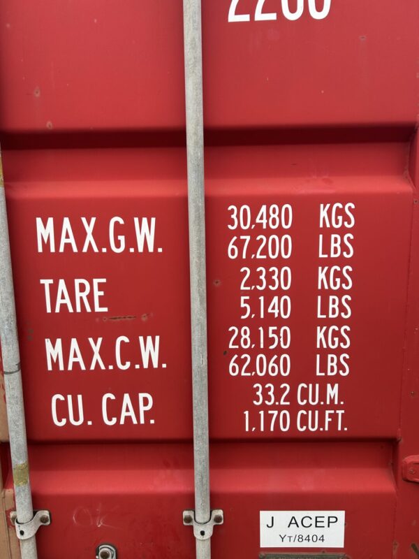 20' Shipping Container CCR18113 - Image 4
