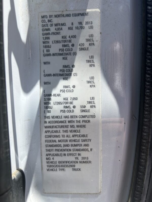 2013 Chevrolet Silverado 3500HD Extended Cab Enclosed Bed Service Truck MS00411 - Image 16