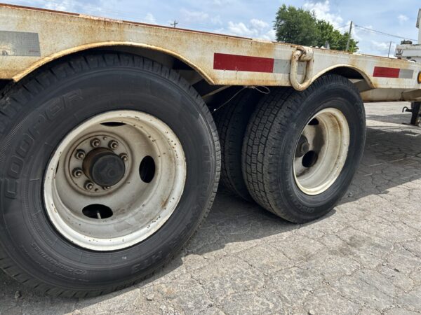 2002 Hooper T/A 10 Ton 24' Deckover Tagalong Equipment Trailer w/ Dove Tail MS00419 - Image 14