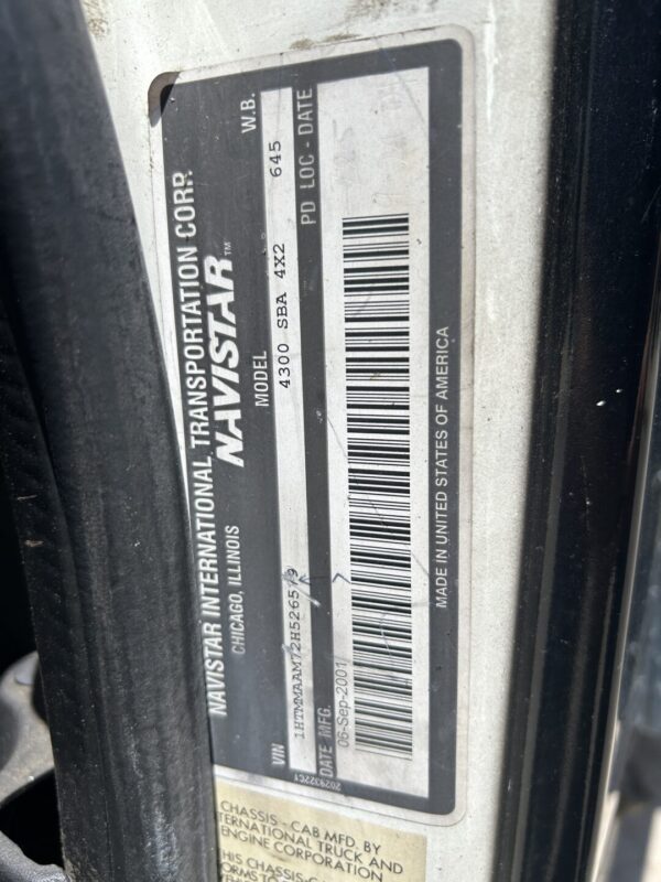 2002 International 4300 SBA 4x2 Broadcasting TV Truck MS00427 - Image 20